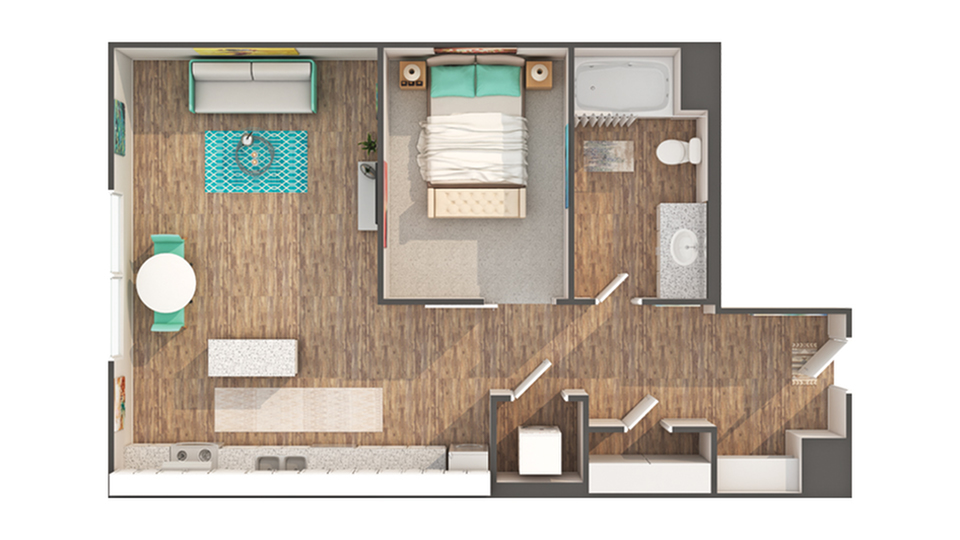 Floor Plan Image | Arrive Loring Park