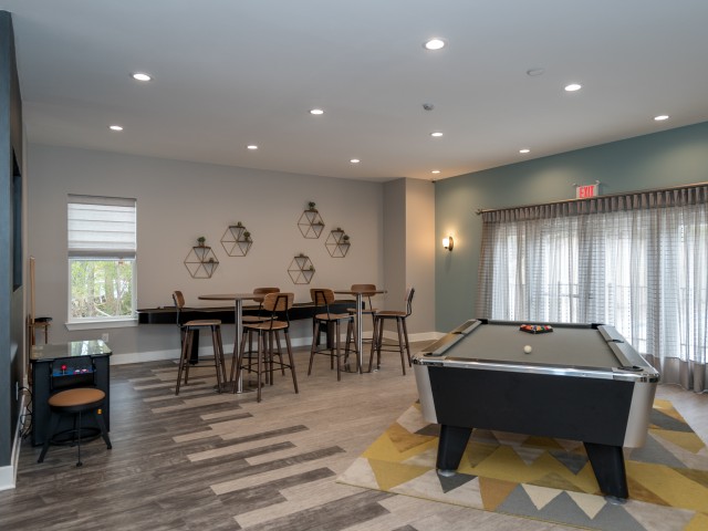 Image of Billiards Table, Shuffle Board, Pac-Man for Elevations One