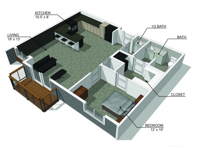 1 Bedroom D