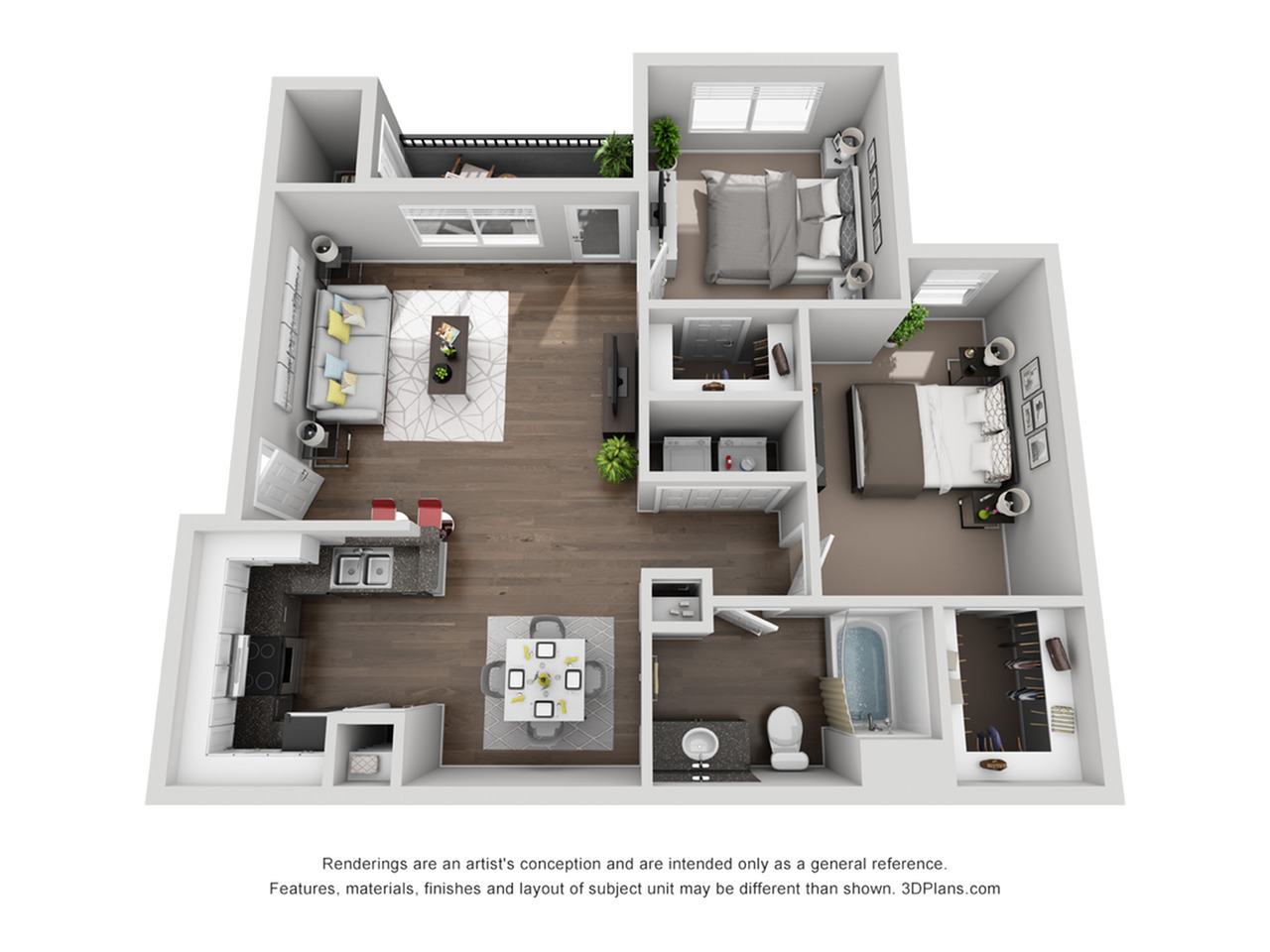 Duo 2X1 2 Bed Apartment Elan Oceano