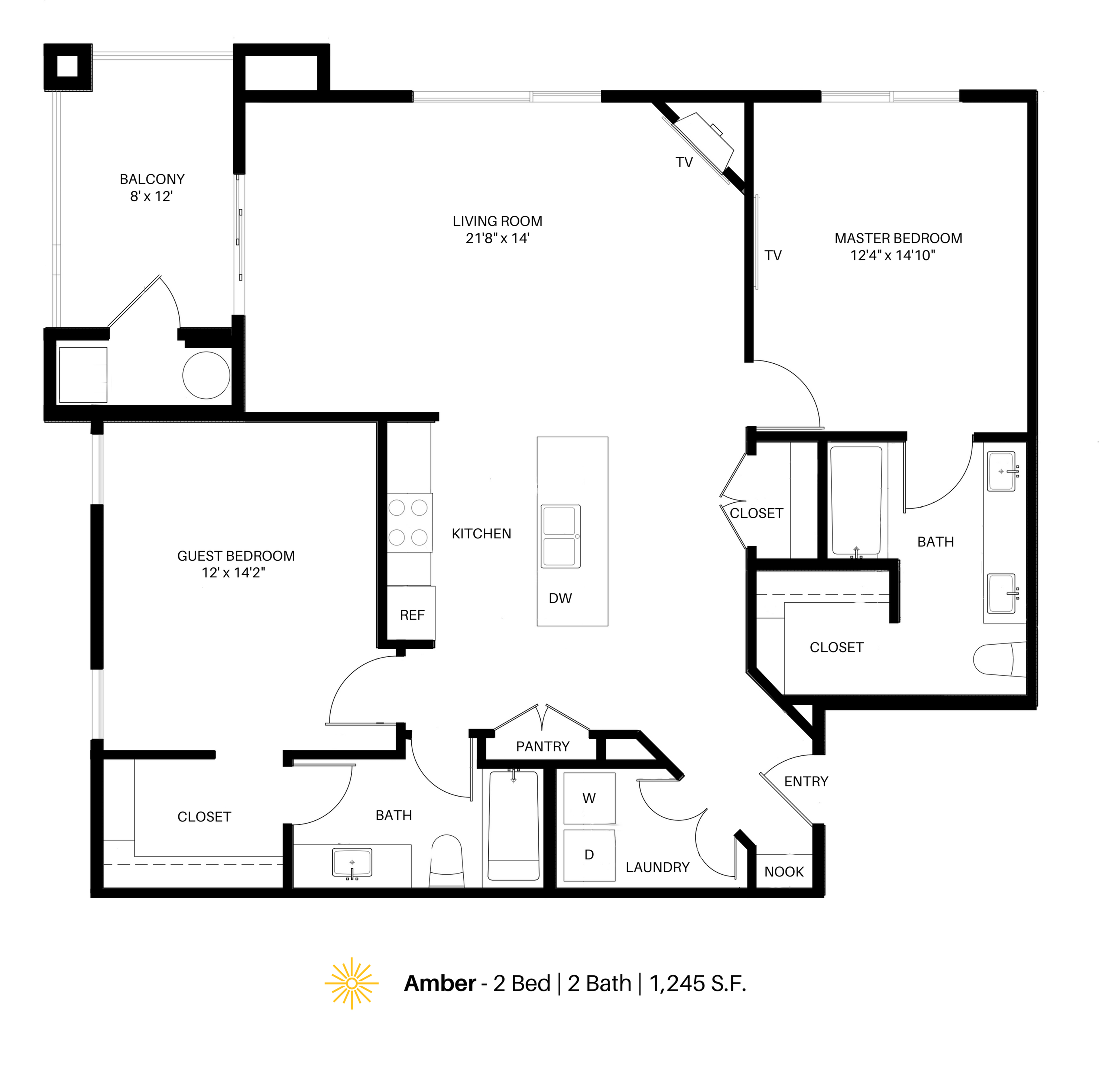 Apartments in Logan, UT 2Bedroom Apartment Strata Apartments