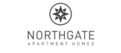 Northgate Apartments logo featuring a stylized star emblem, representing premium living spaces.