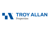 Troy Allan Properties logo featuring sleek and modern design, showcasing commitment to excellence in real estate services.