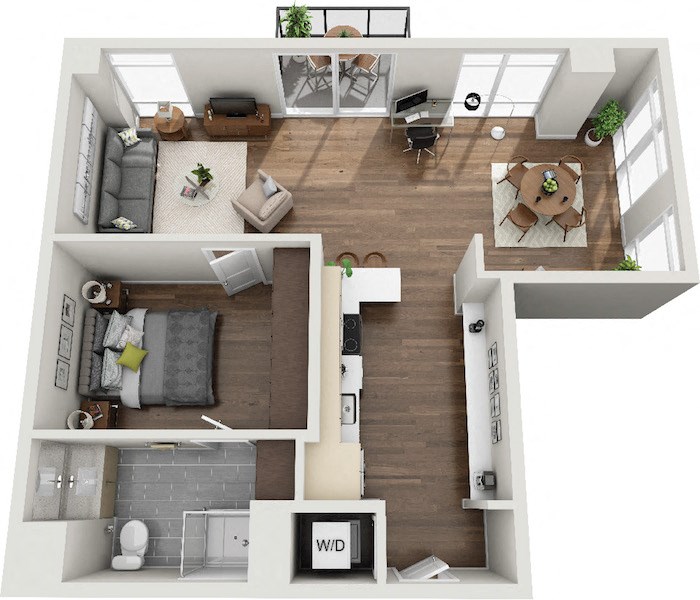 Floor plan layout diagram for Darcy