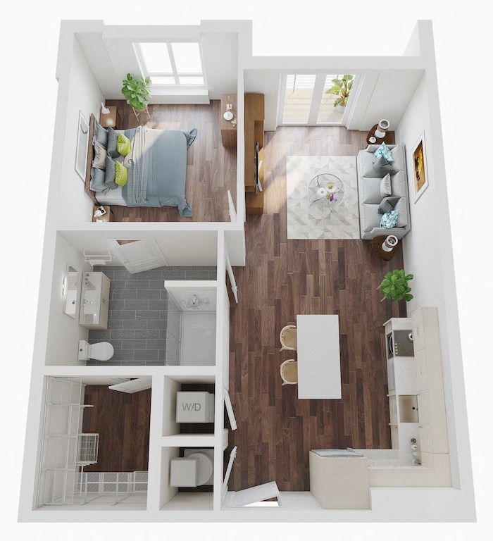 Floor plan layout diagram for Franklin