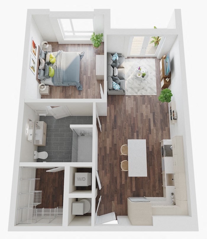 Floor plan layout diagram for Anderson