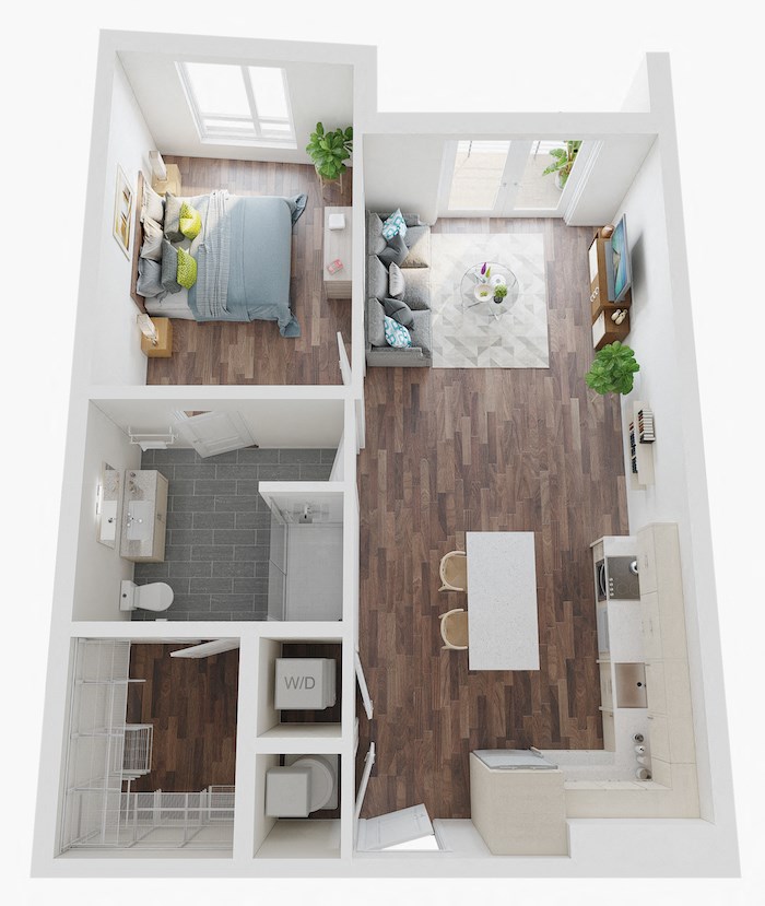 Floor plan layout diagram for Laurel