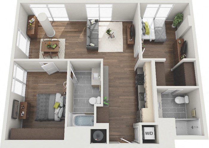 Floor plan layout diagram for Tavy