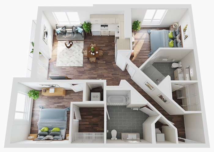 Floor plan layout diagram for Madison