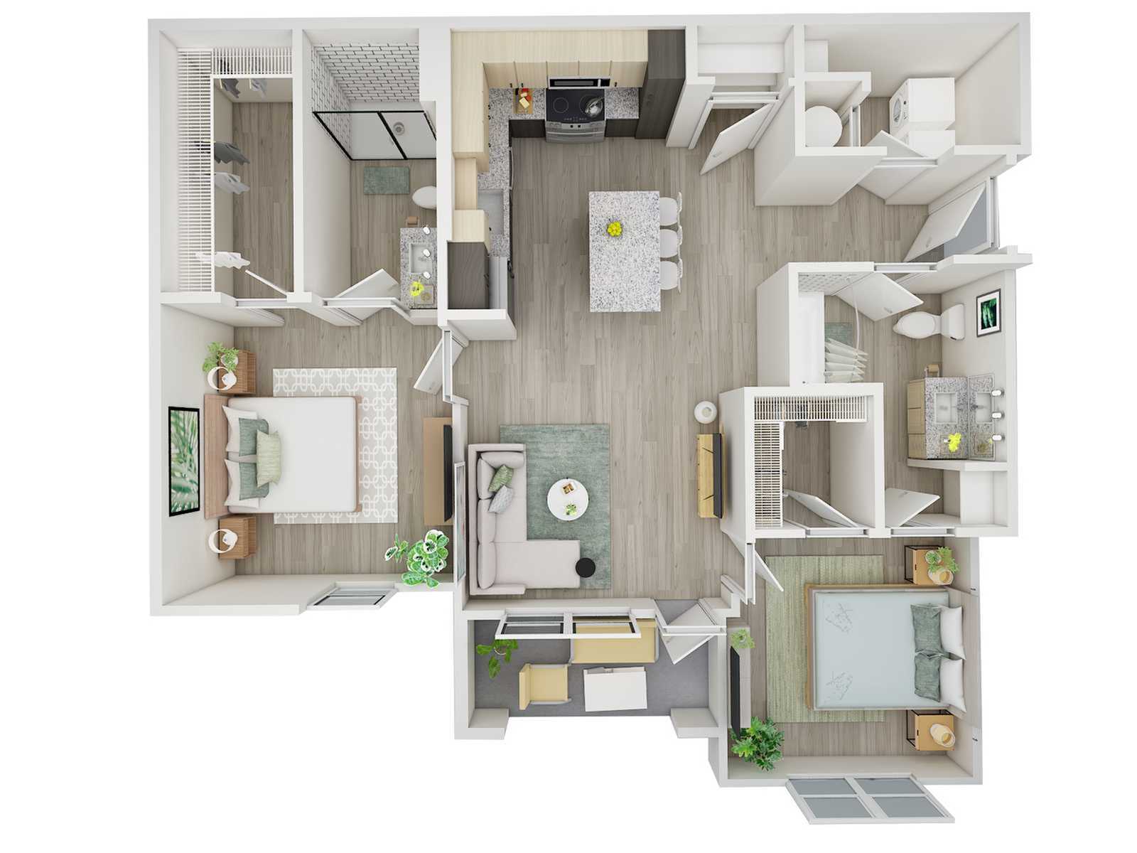 Floor plan layout diagram for Harbor