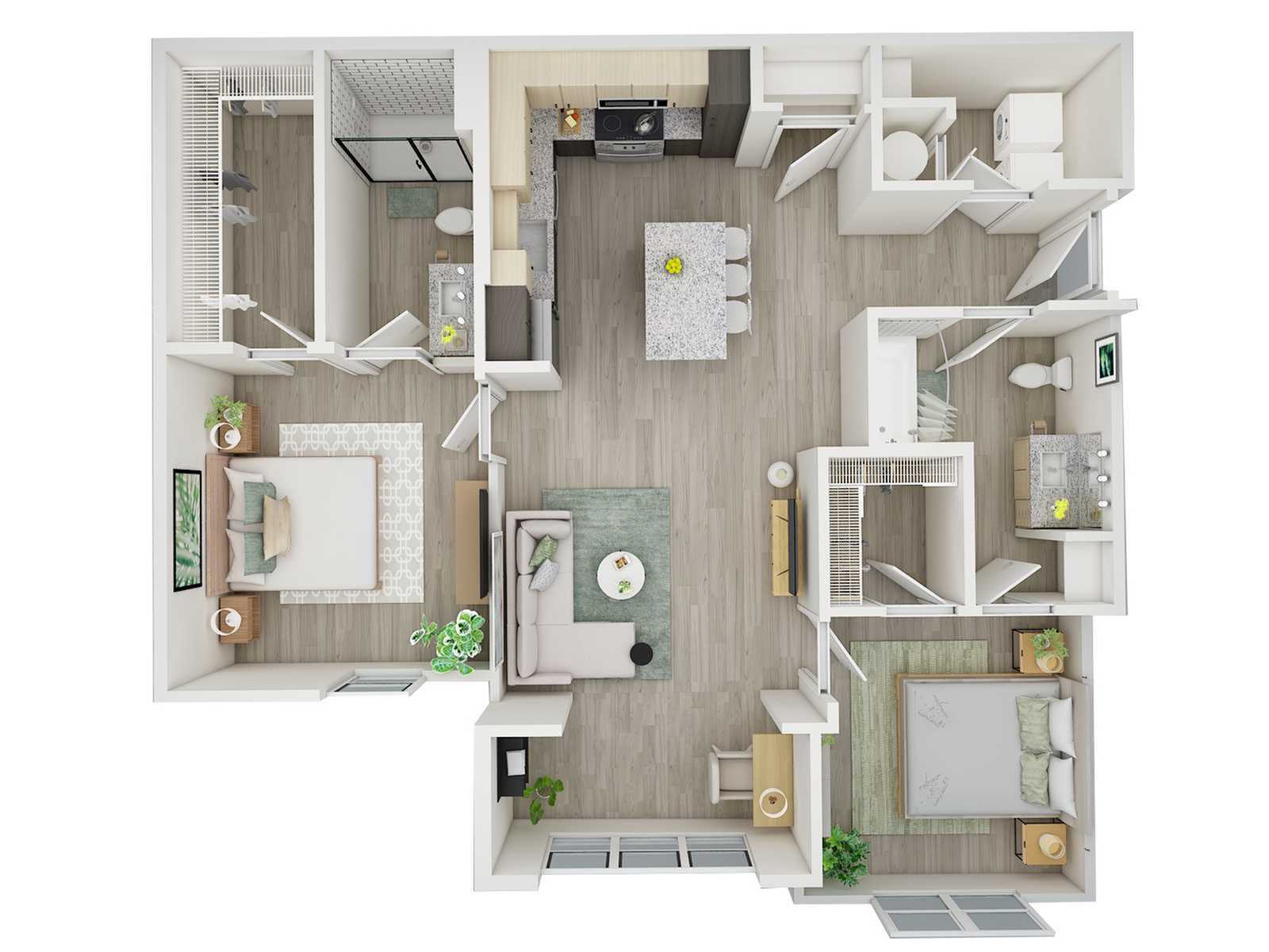 Floor plan layout diagram for Retreat