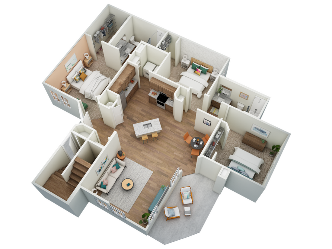 Floor plan layout diagram for Clearwater