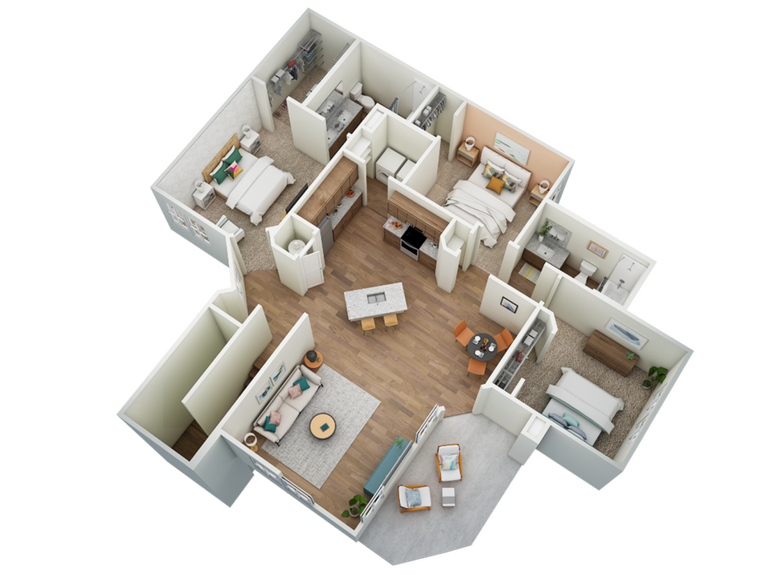 Floor plan layout diagram for Atlantic