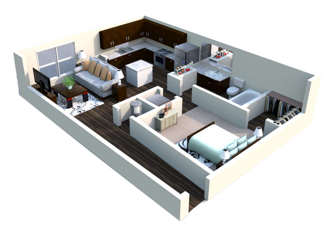 Floor plan layout diagram for Soho