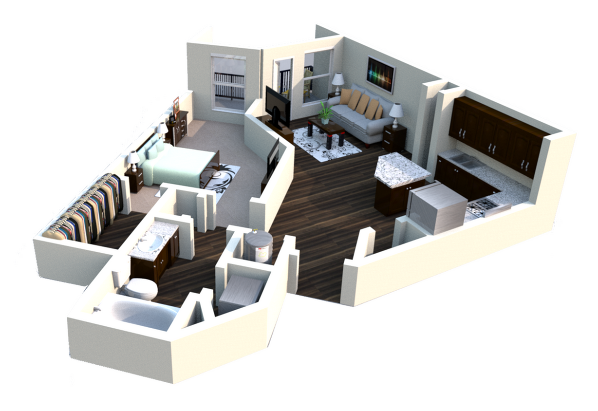 Floor plan layout diagram for Atwater