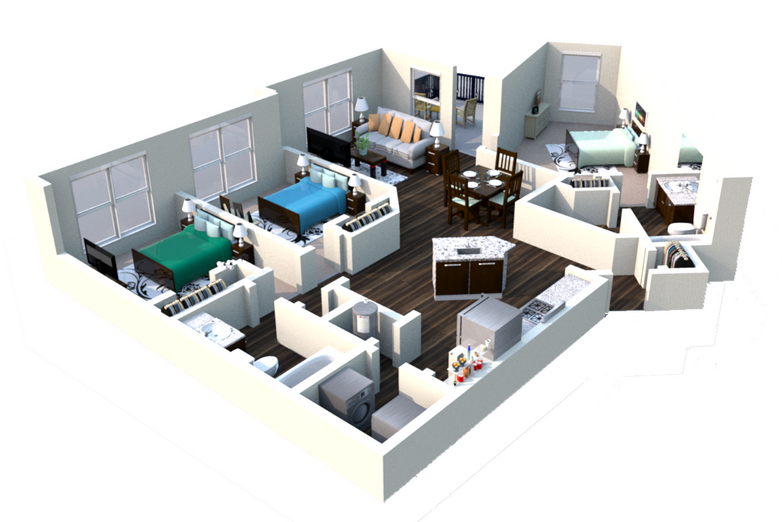 Floor plan layout diagram for Centrum