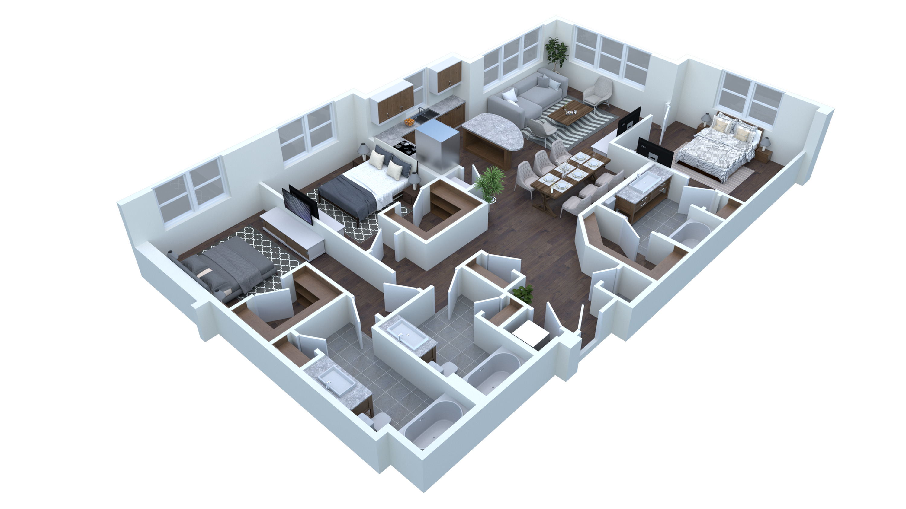 Floor plan layout diagram for Sienna