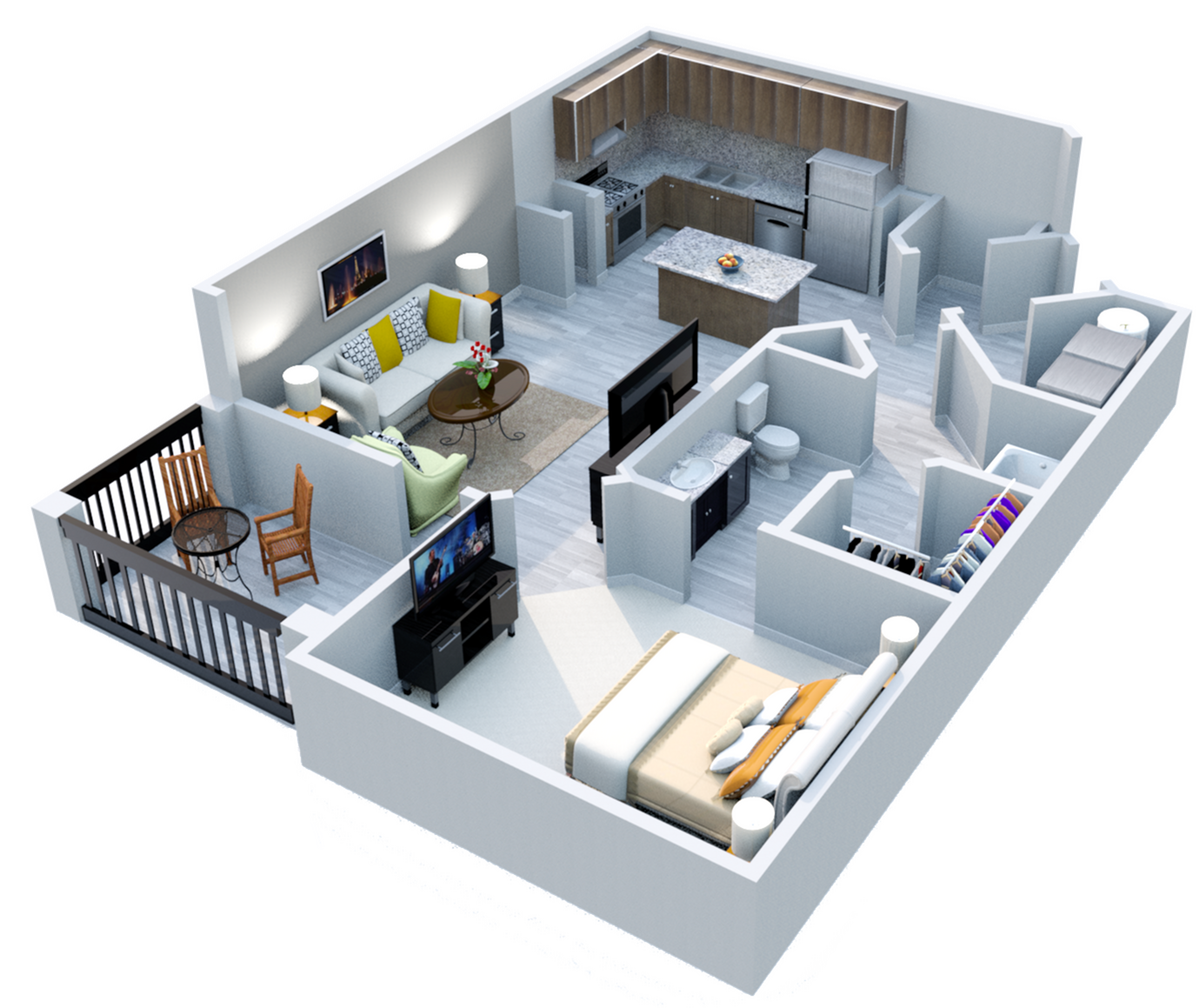 Floor plan layout diagram for Sabal