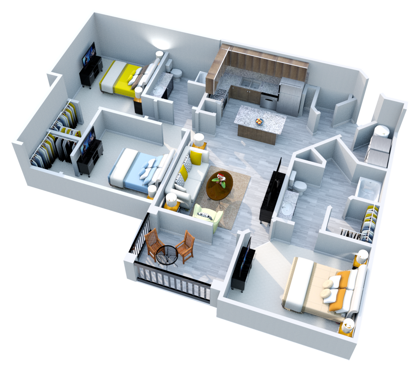 Floor plan layout diagram for Laurel