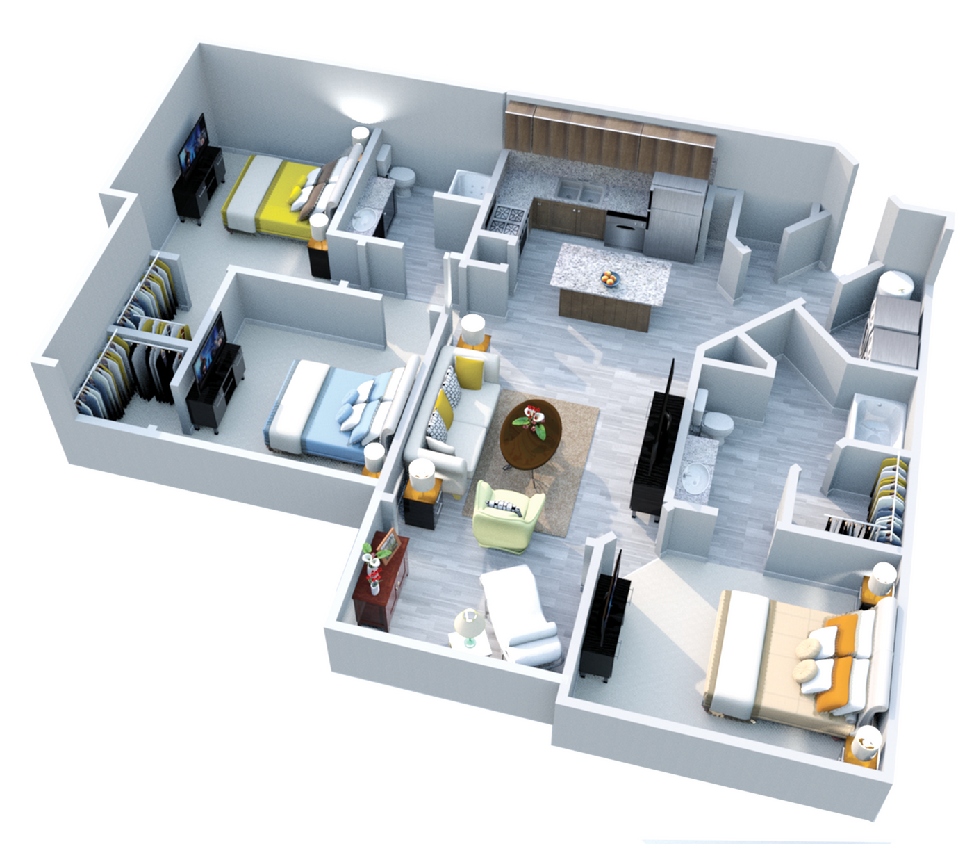 Floor plan layout diagram for Willow