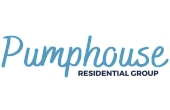 Pumphouse Residential Group logo featuring elegant blue typography.
