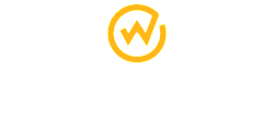 Logo of Wildwood Baton Rouge featuring a stylized W in a bright yellow circle on a sleek black background.