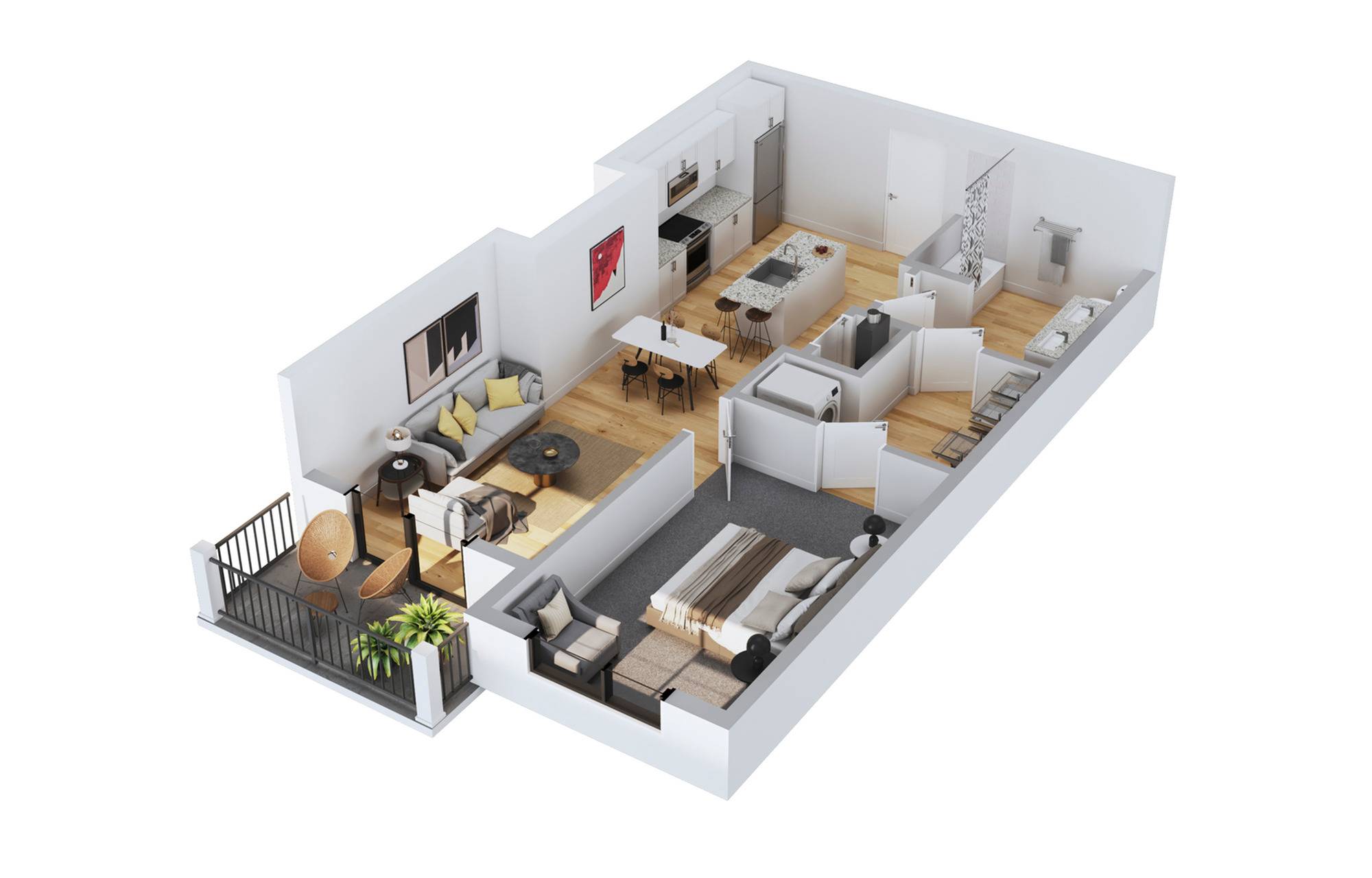 A06 1 Bed Apartment The