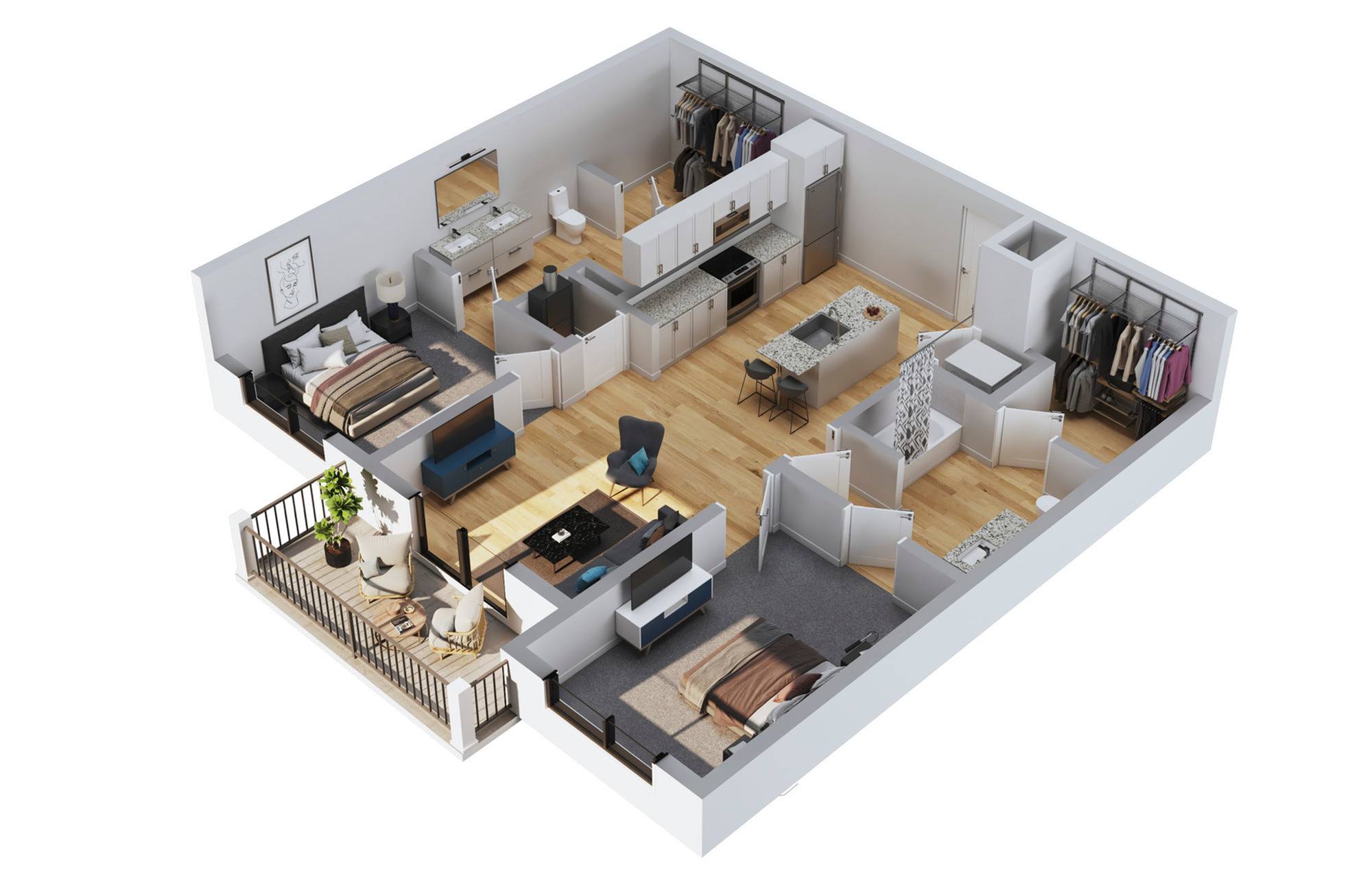 B05 2 Bed Apartment The