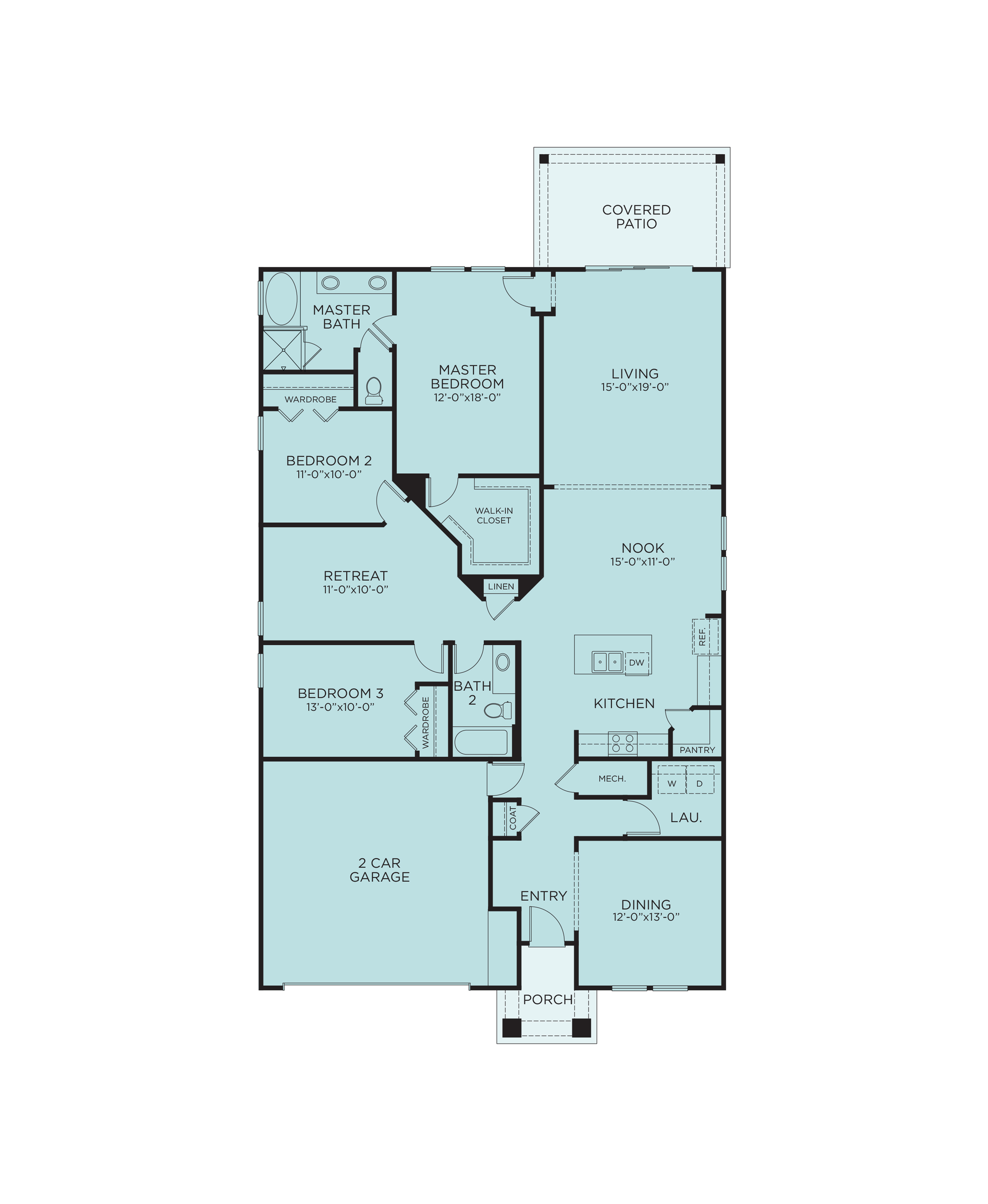 Orchid 3 Bed Apartment 360 Communities at Shearwater