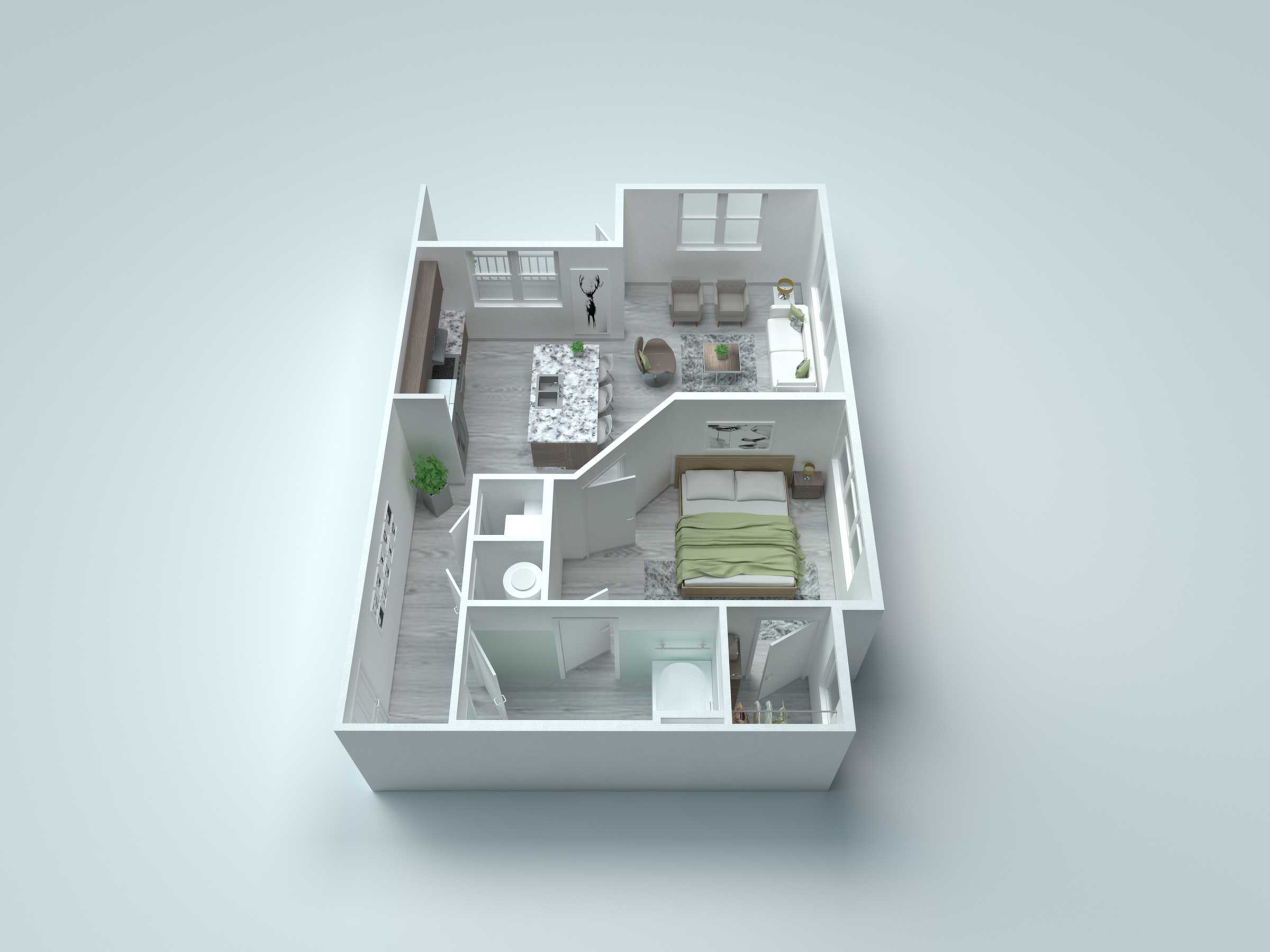 1 3 Bed Apartments Check Availability The Jane at Moore's Lake