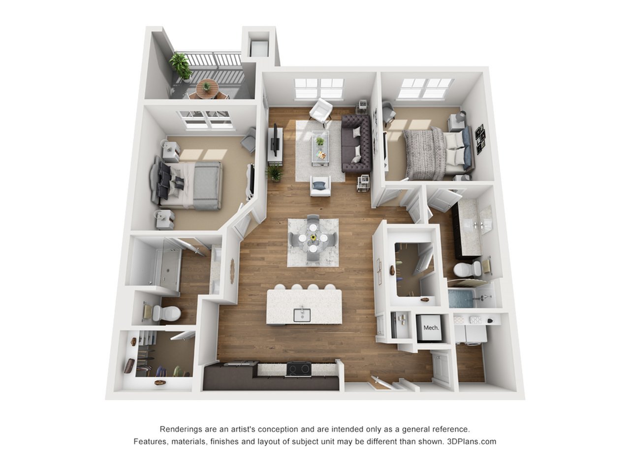 B3 2 Bed Apartment Aria Bradenton