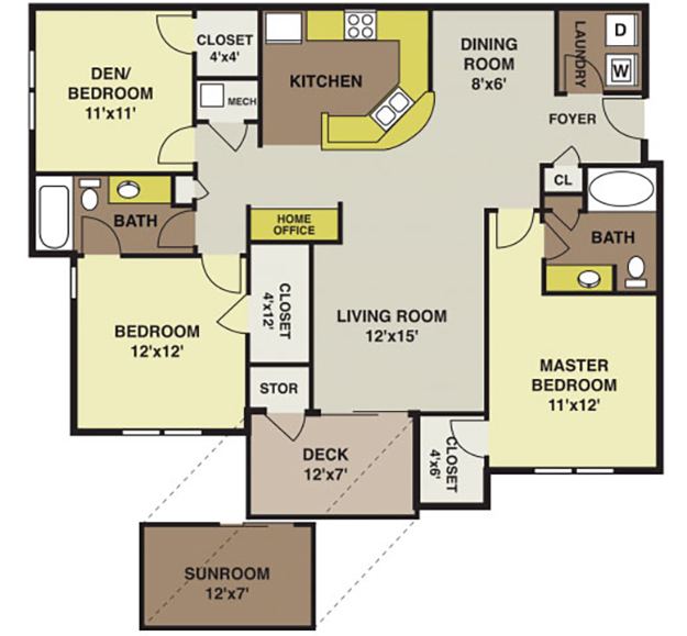 Cooper 3 Bed Apartment Polo Village