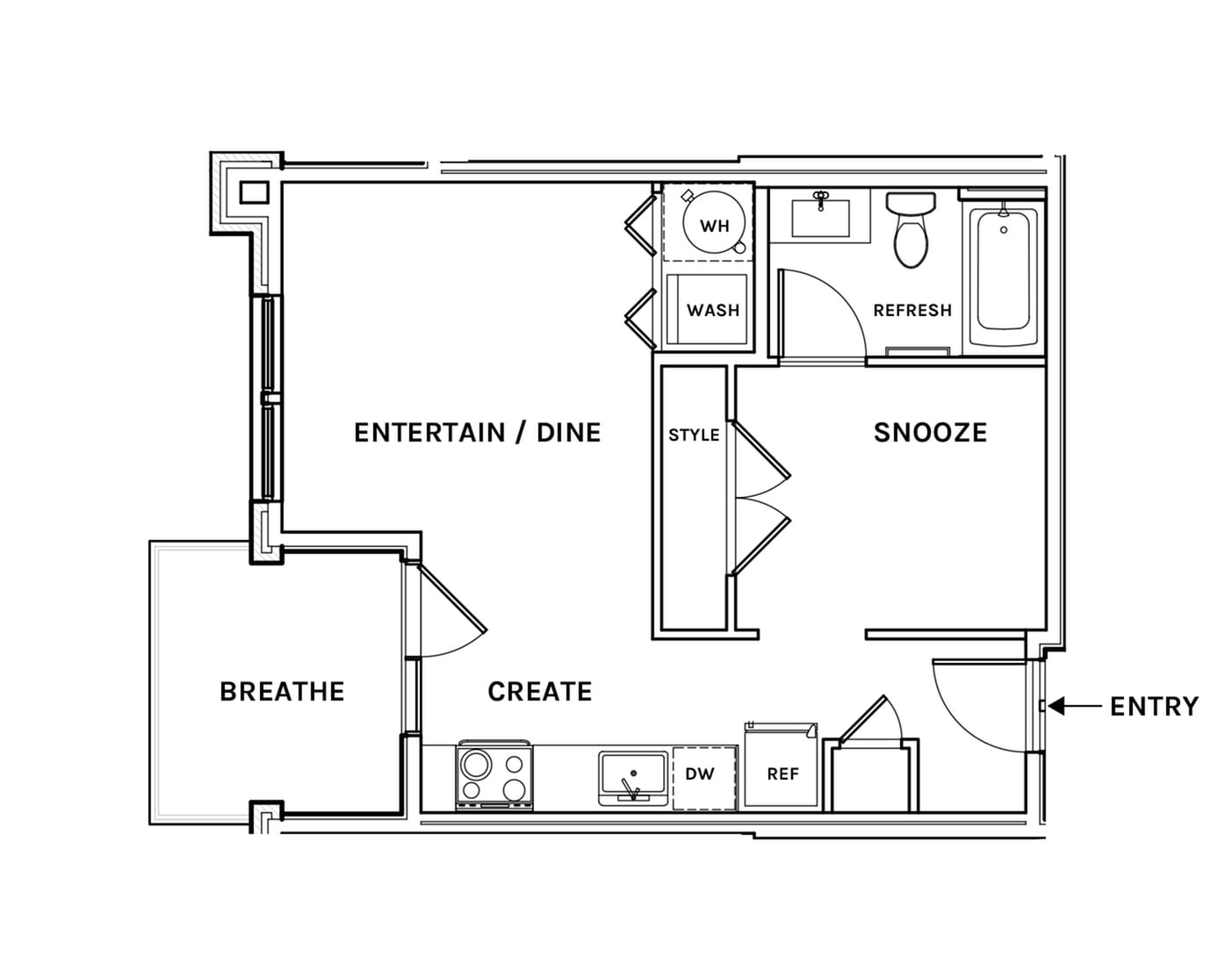 Floor plan layout diagram for S5