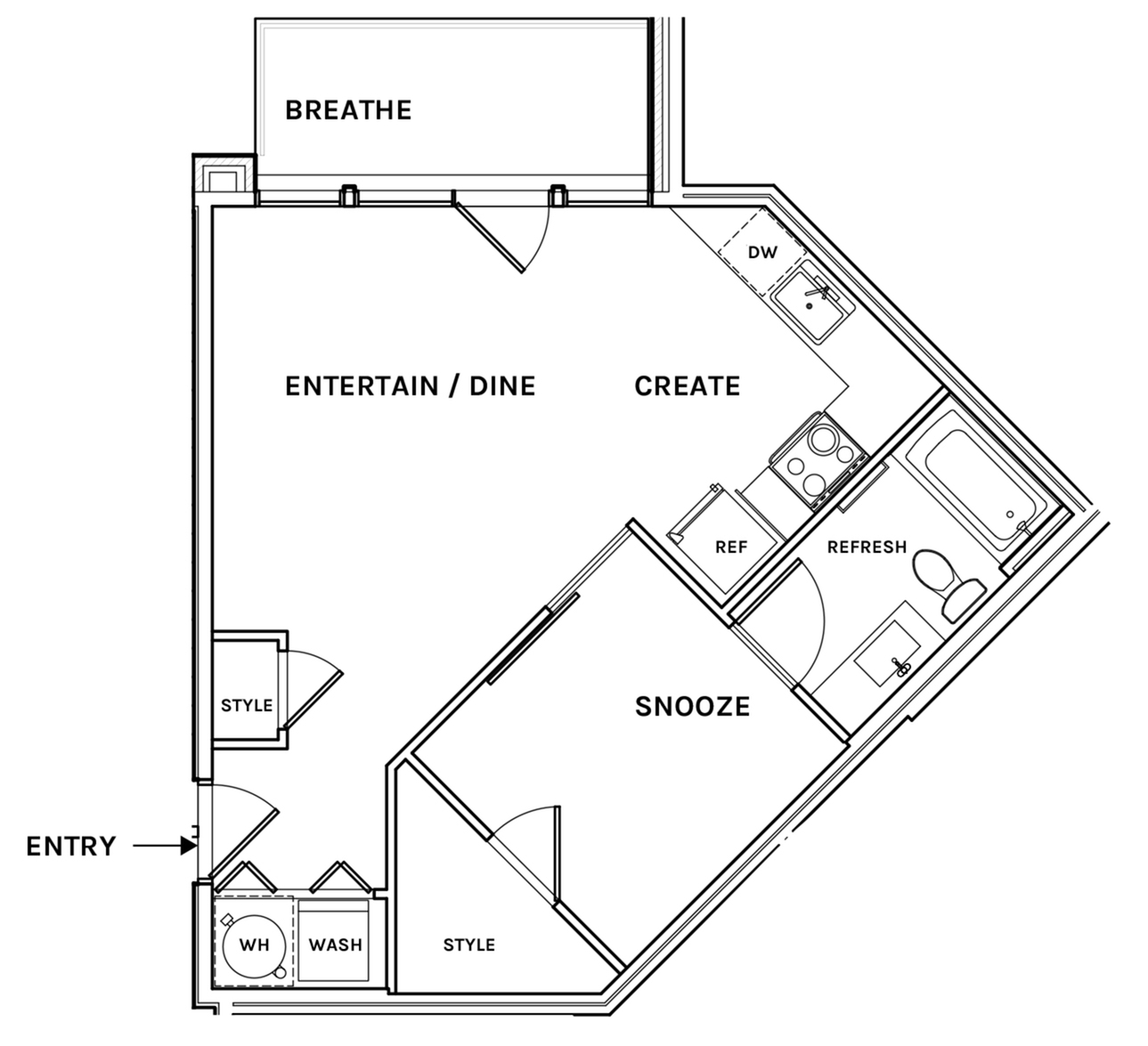 Floor plan layout diagram for S11