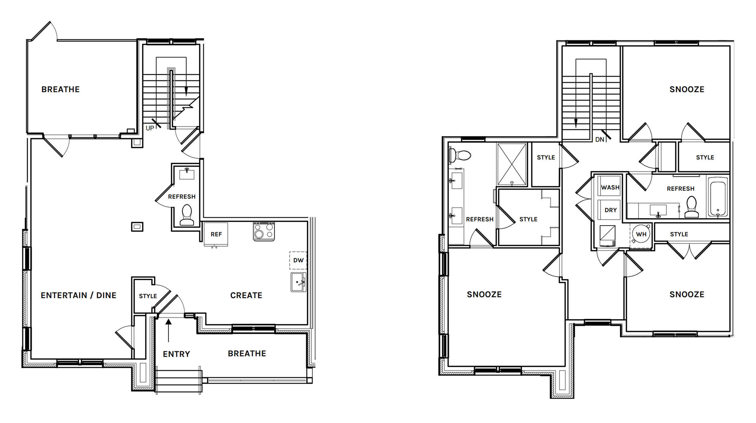 Floor plan layout diagram for TH-7
