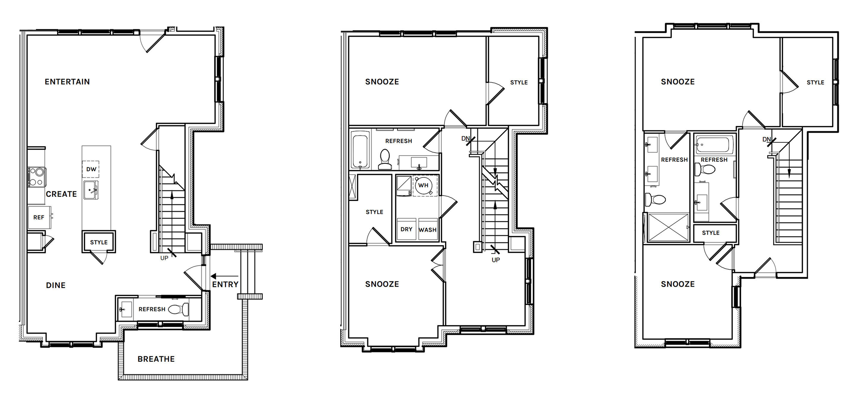 Floor plan layout diagram for TH-10d