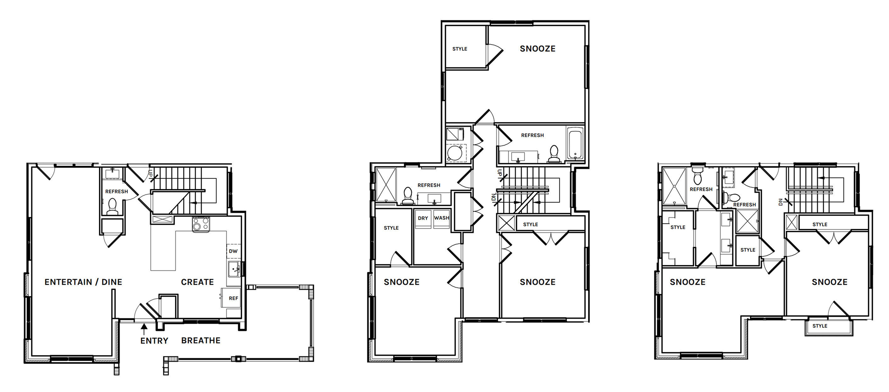 Floor plan layout diagram for TH-1