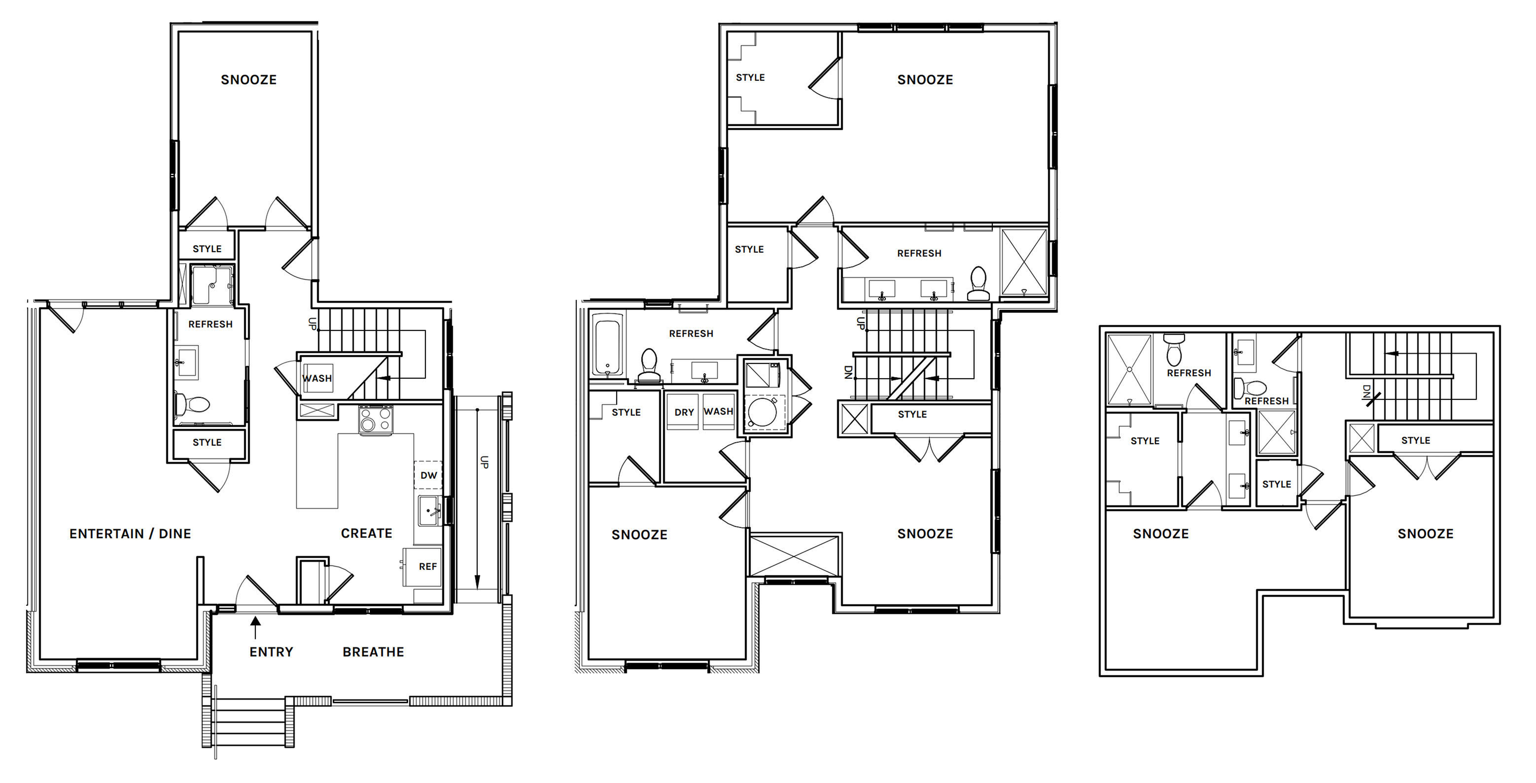 Floor plan layout diagram for TH-5d
