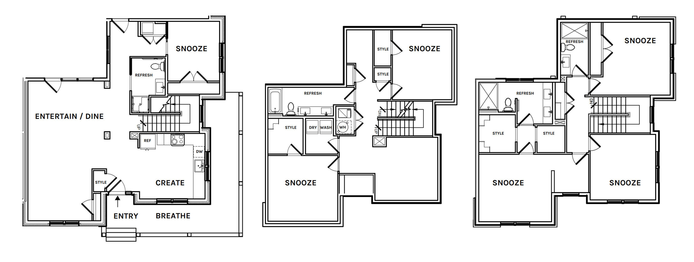 Floor plan layout diagram for TH-8d