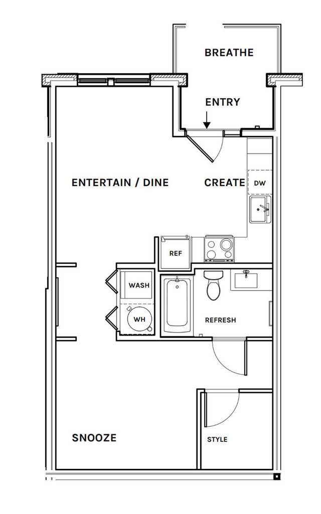 Floor plan layout diagram for S3