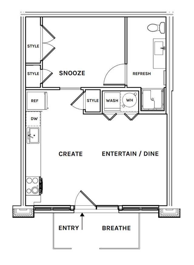 Floor plan layout diagram for S10