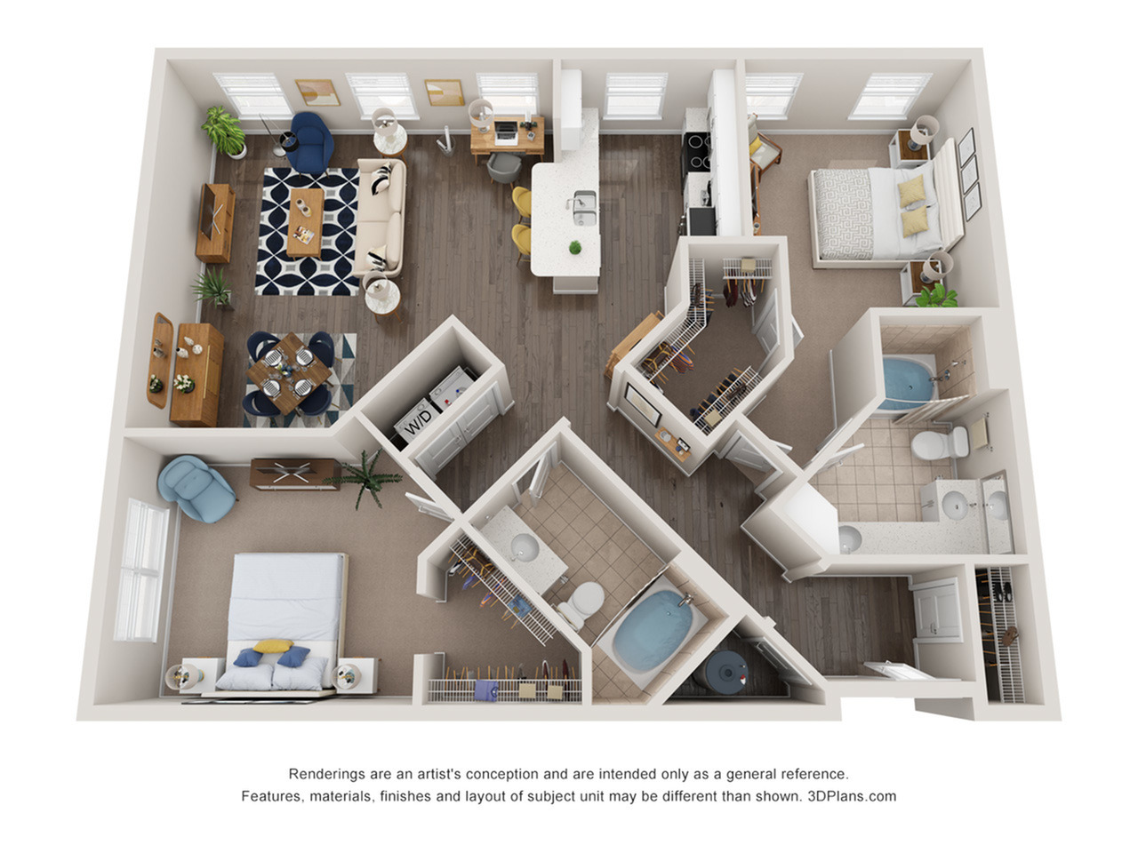 B4R 2 Bed Apartment The Peninsula at Buckhead